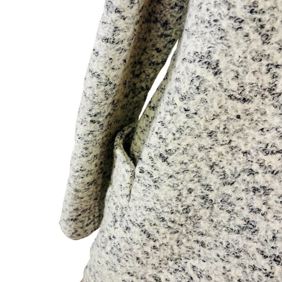 Forever 21 White & Black Flecked Pea Coat - Size M - Worn Once - Picture 11 of 11